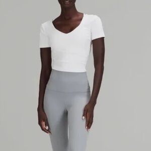 lululemon athletica White Short Sleeve Tee
